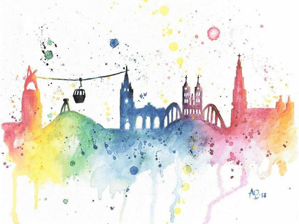 ArtNight: Skyline Freiburg Malkurs
