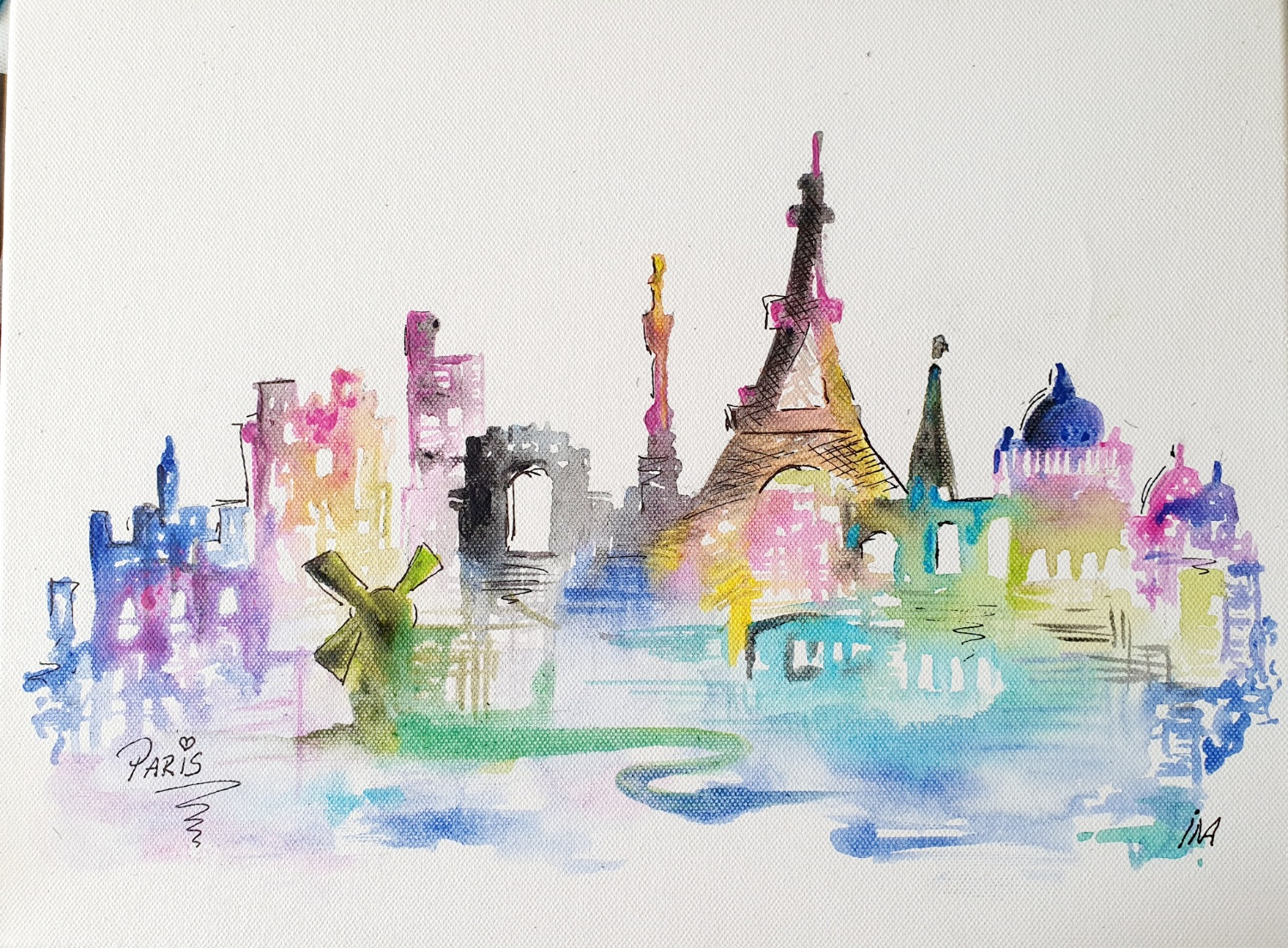 ArtNight: Skyline Paris Malkurs