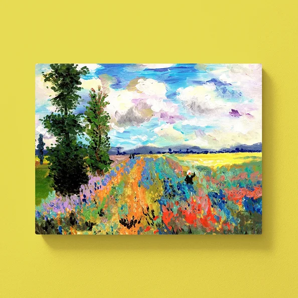 DIY Monet mit ArtNight ArtNight Klassik: Monet - Das Mohnfeld