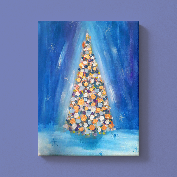 ArtNight: ArtNight Kids: Weihnachtsbaum Malkurs