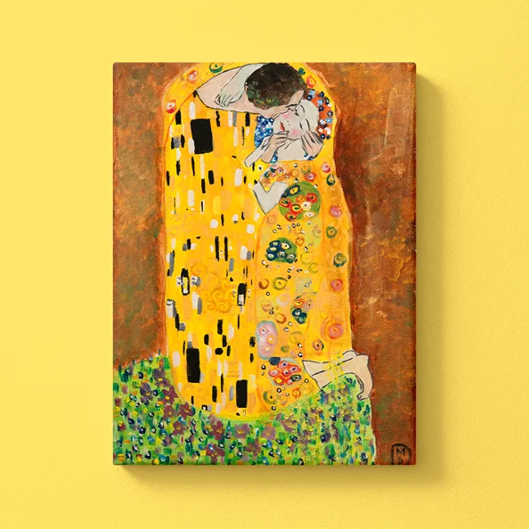 Malen mit ArtNight ArtNight Klassik: Klimt – Der Kuss