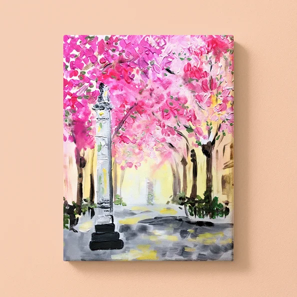 DIY Monet mit ArtNight ArtNight Klassik: Monet – Bonner Kirschblüten