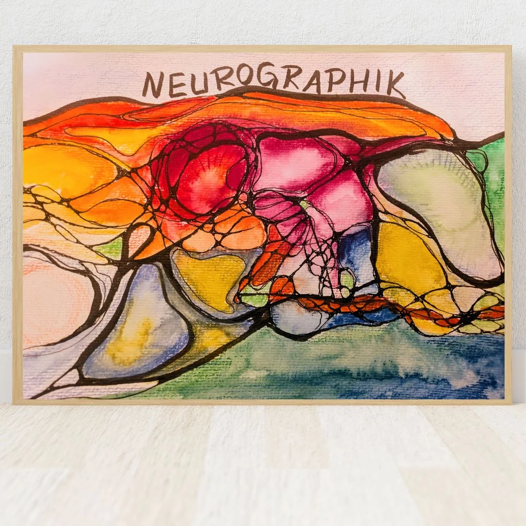 Abstrakt malen mit ArtNight Neurographik - Entspannung mit Stift und Farbe