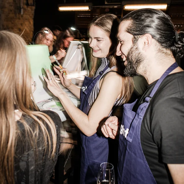 Abstrakt malen mit ArtNight ArtNight Beats