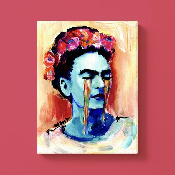 Male wie Frida bei einer ArtNight in deiner Nähe ArtNight Klassik: Weinende Frida Kahlo