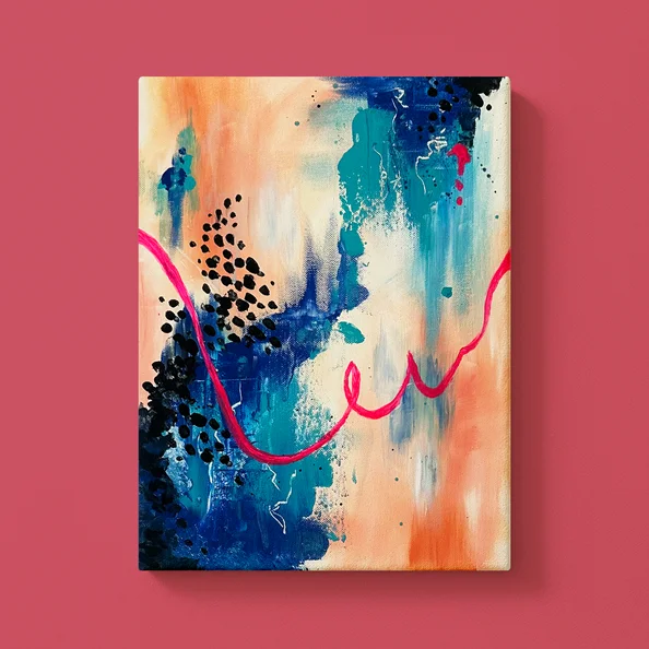 Abstrakt malen mit ArtNight Abstrakt Energy