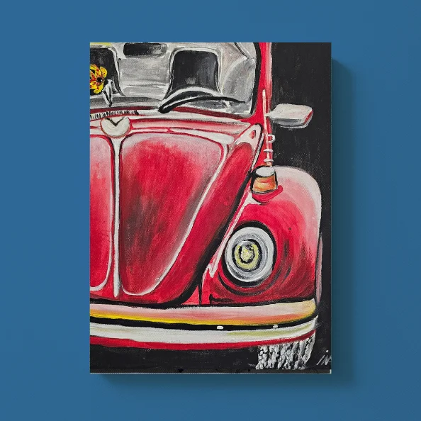 ArtNights mit lasierendem Farbauftrag Rote Kurven