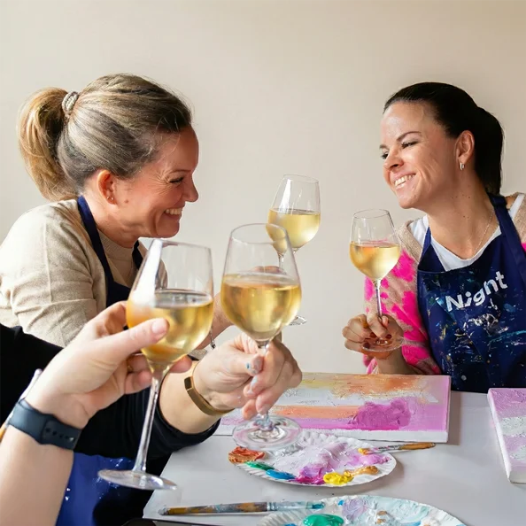 Beliebte Motive Wine & Paint: Struktur Abstrakt